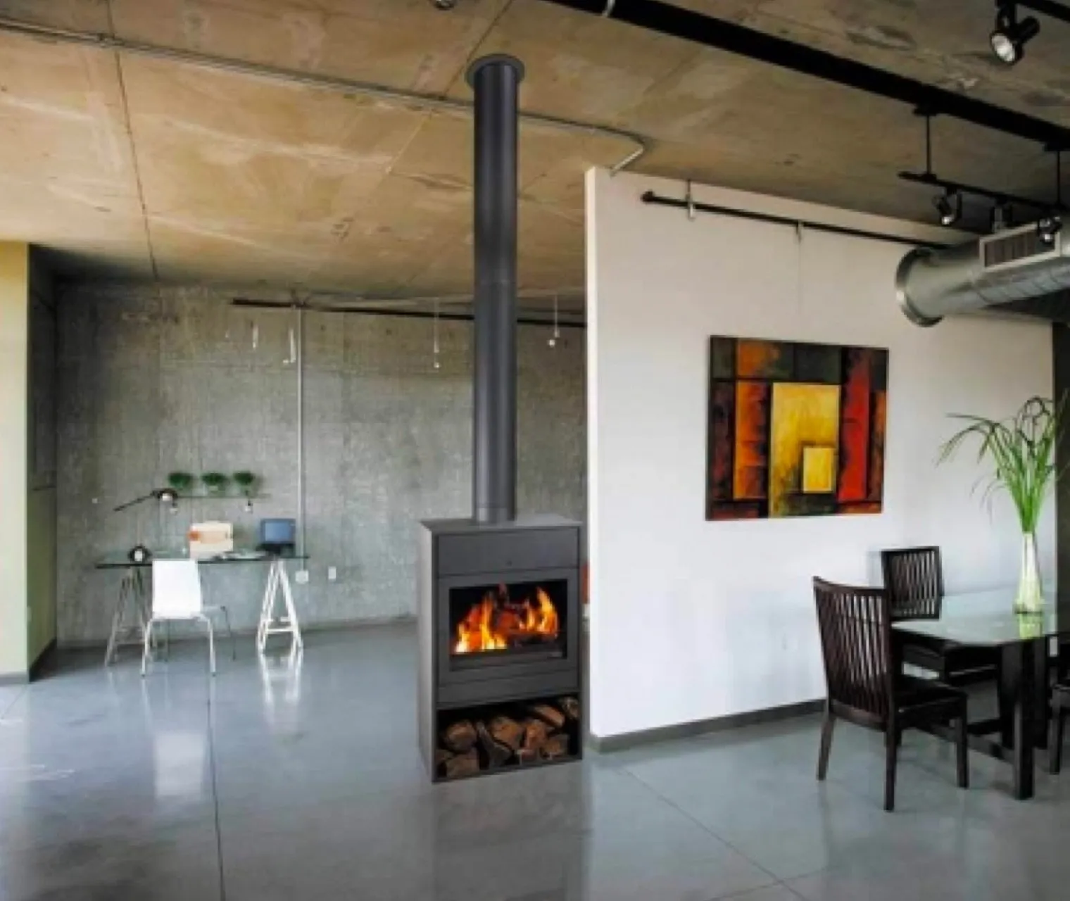 Poêle-chaudière DDG F Loft — MTC Chauffage Liège