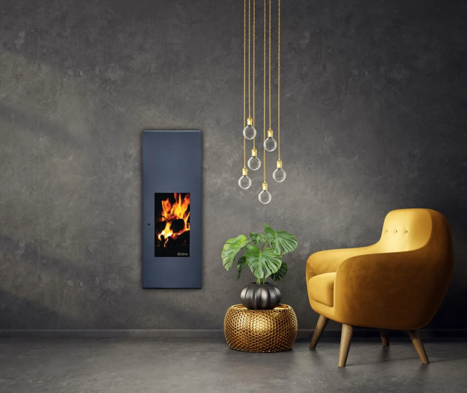Insert-chaudière DDG en intérieur — installation MTC Chauffage Liège