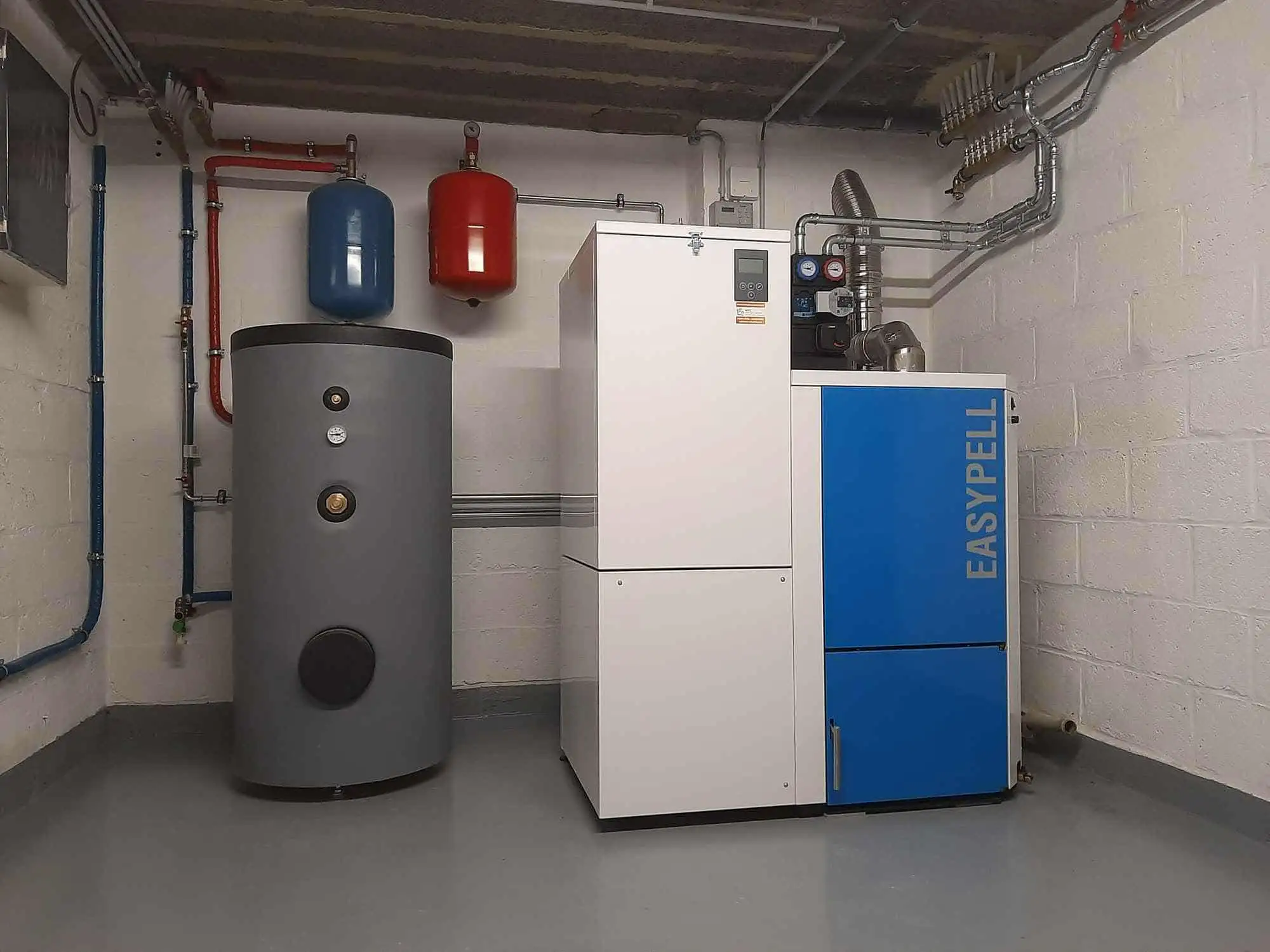 Installation chaudière pellets Easypell — chauffage central biomasse MTC Chauffage Belgique